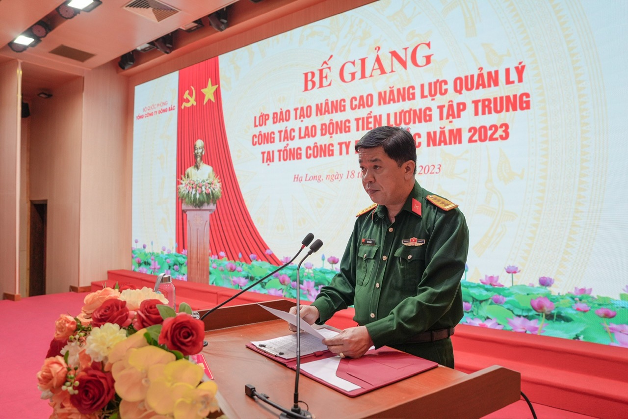 Lớp Đào Tạo Nâng Cao Năng Lực Quản Lý Tại Tổng Công Ty Đông Bắc